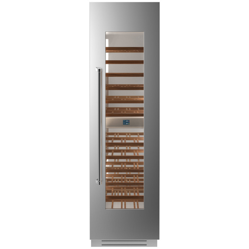 Bertazzoni WC605BRX2T cantina vino Cantinetta vino con compressore Da incasso Acciaio inox 80 bottiglia/bottiglie