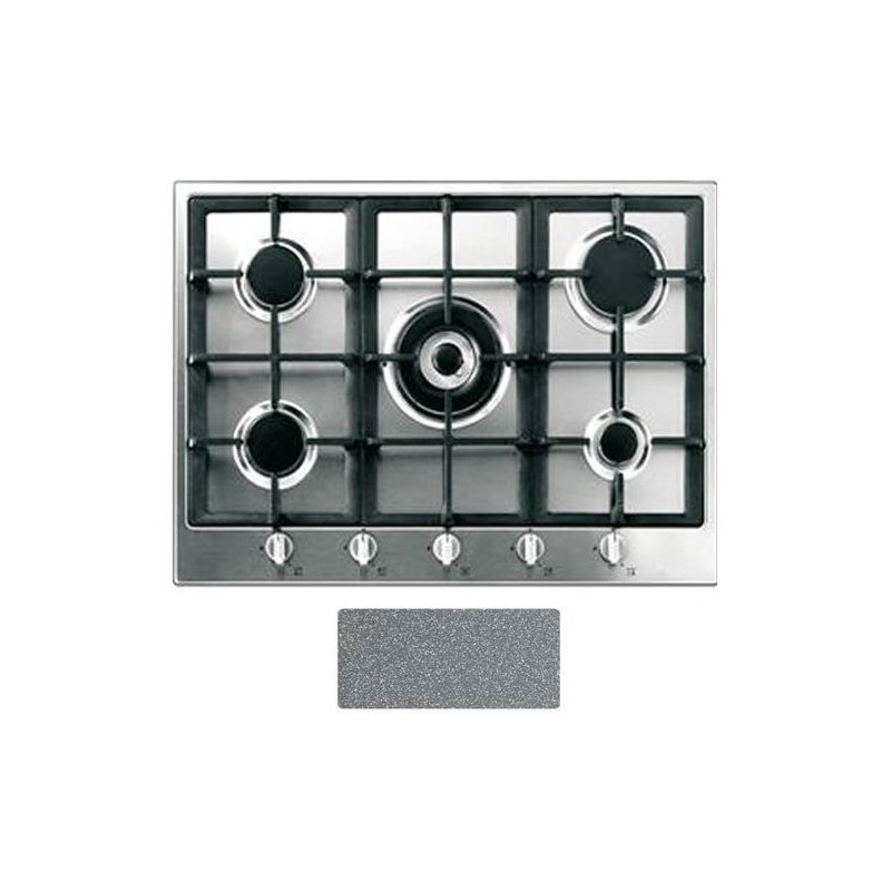 BLANCO 1017102 Piano Cottura A Gas PROFESSIONAL 5 Fuochi Griglie In Ghisa. alumetallic