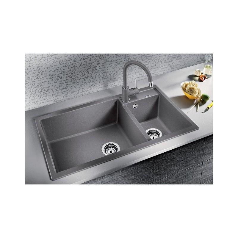 BLANCO 1513268 Metra 9 2 Vasche 86x50cm Silgranit Alumetallic