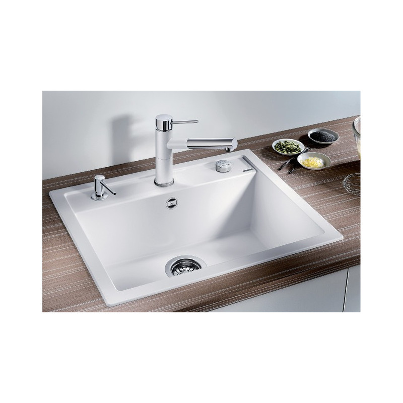 BLANCO 1514592 VASCA DALAGO 6  1 Vasca Dimensione 620x510 Mm Sopratop Silgranit Jasmine