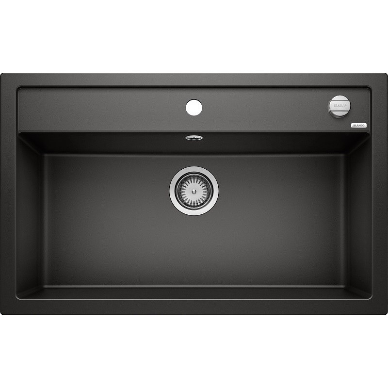 BLANCO 1525872 LAVELLO DALAGO 8 1 Vasca Dimensione 815x510 Mm Silgranit Nero