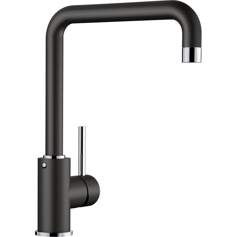 BLANCO 1526159 MISCELATORE MILI  canna Alta girevole Fino A 360 Foro 35 Mm Flessibile 350 Mm Nero