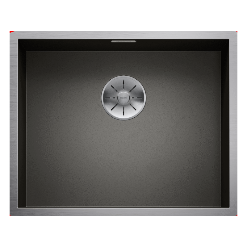 BLANCO 1526245 Lavello Zerox 500-IF 1 Vasca 54x44cm Acciaio Inox Dark Steel