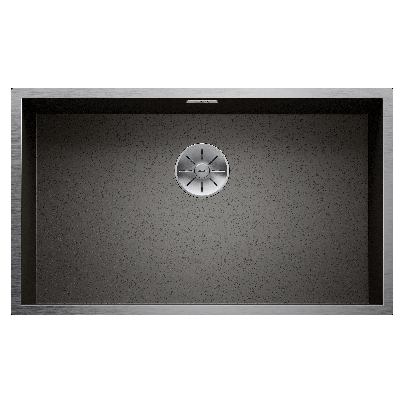 BLANCO 1526246 Lavello Zerox 700-IF 1 Vasca 74x44cm Sottotop Acciaio Inox Dark Steel