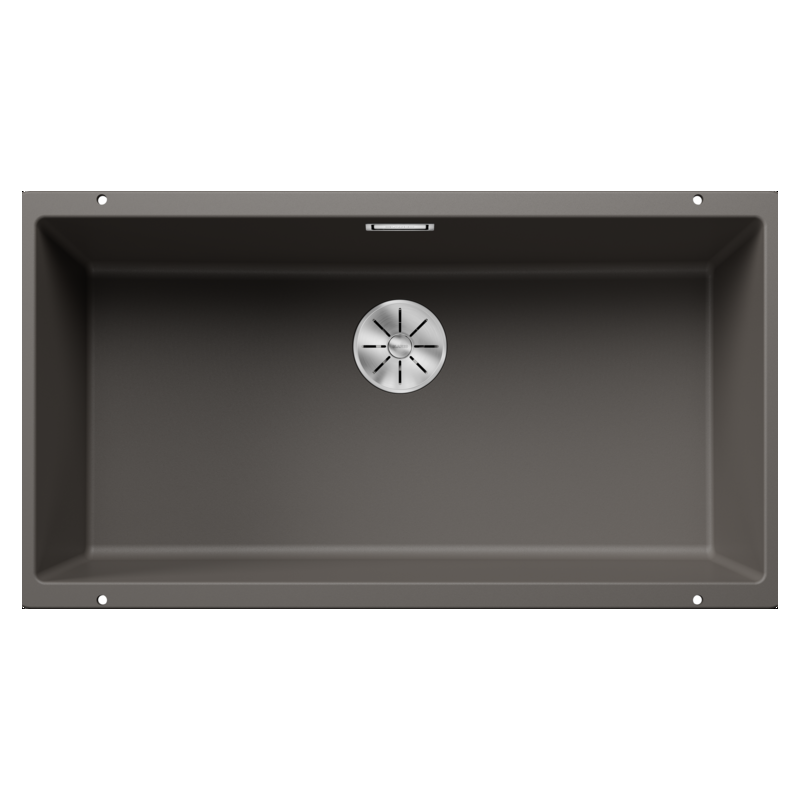 BLANCO 1527357 Vasca SUBLINE 800-U Dimensione 830x460 Mm Sottotop  Silgranit Grigio Vulcano