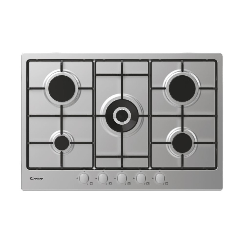 Candy Timeless CDOY7W4X Acciaio Inox Da Incasso 74 Cm Gas 5 Fornello(i)