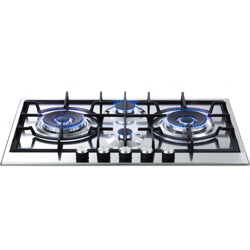 De Longhi NSL475X - Piano Cottura A Gas 75 Cm 4 Fuochi Ghisa - Inox