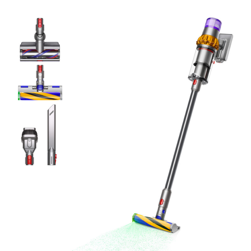 Dyson V15 Detect Absolute Aspirapolvere Senza Filo Nichel Giallo Senza Sacchetto