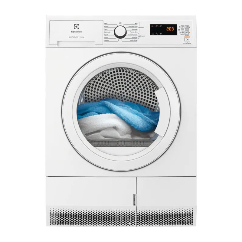 Electrolux EDH4825TW Asciugatrice Libera Installazione Caricamento Frontale 8 Kg A++ Bianco