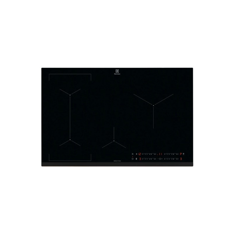 Electrolux LIL83443 Nero Da incasso 80 cm Piano cottura a induzione 4 Fornello(i)