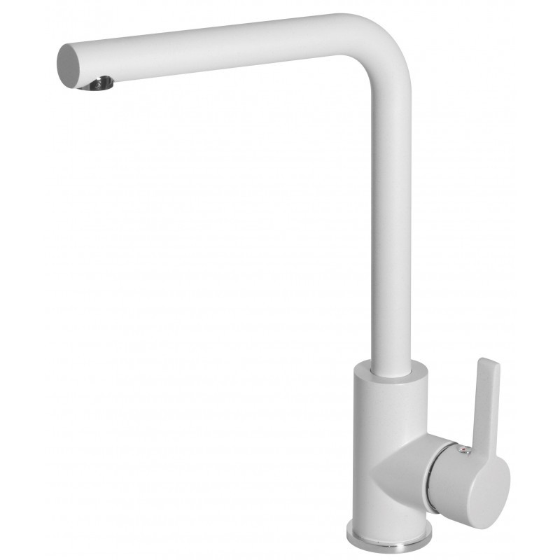 ELLECI ZEROBI Miscelatore Monocomando Con Canna Girevole - BIANCO