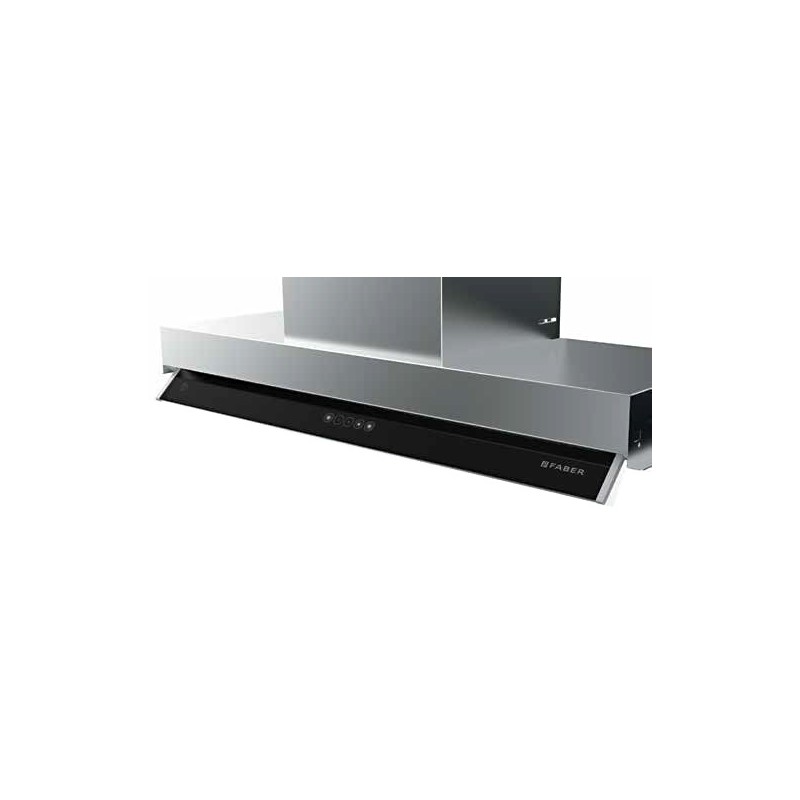 Faber 305.0615.688 IN-NOVA AIR A120 Dream Cappa Ad Incasso Cm. 90 - Inox/vetro Nero