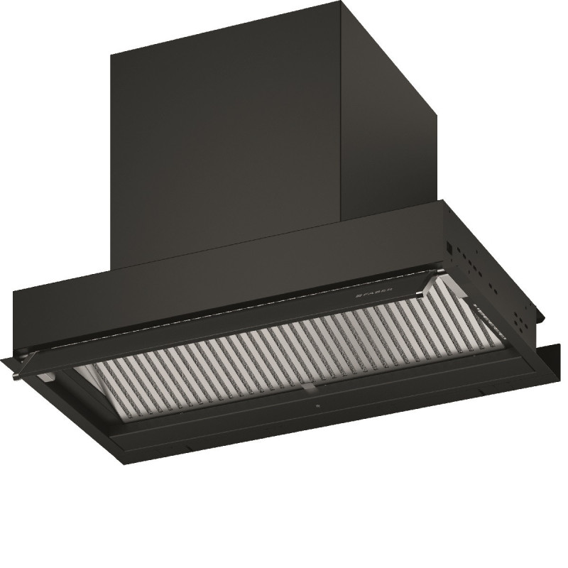FABER 305.0704.149 Cappa Aspirante Ad Incasso IN-NOVA DRIP LITE A60 BK 670 M³/h Classe B nera Con Veletta nera