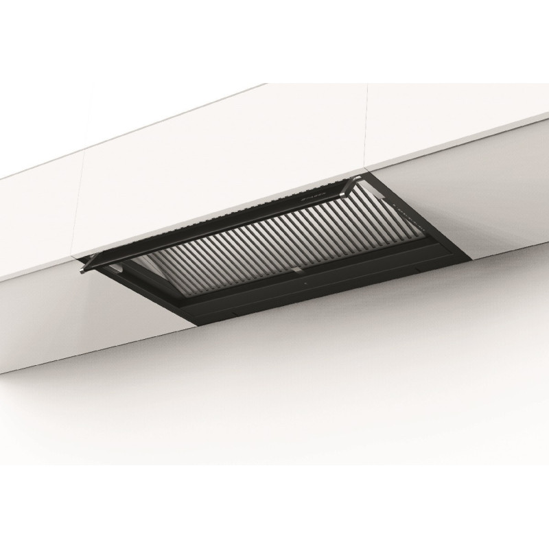FABER 305.0704.149 Cappa aspirante ad incasso IN-NOVA DRIP LITE A60 BK 670 m³/h classe B nera con veletta nera