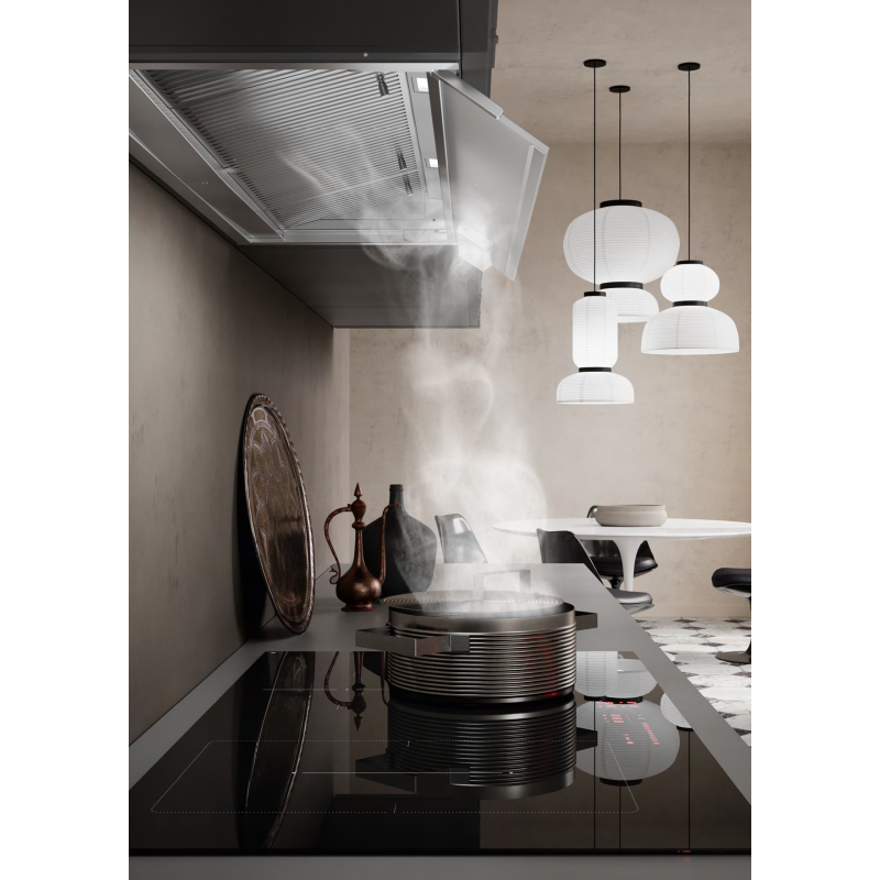 FABER 305.0711.743 Cappa Aspirante Ad Incasso IN-NOVA ZERO DRIP PLUS A120 710 M³/h Classe A acciaio Inox Bianca