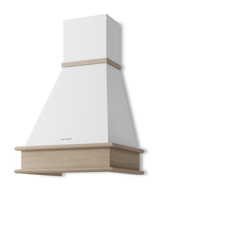 FABER 321.0693.748 Cappa A Parete RANCH 60 NF Illuminazione Led Capacità Aspirazione 450m³/h Classe C Bianco RAL 9010