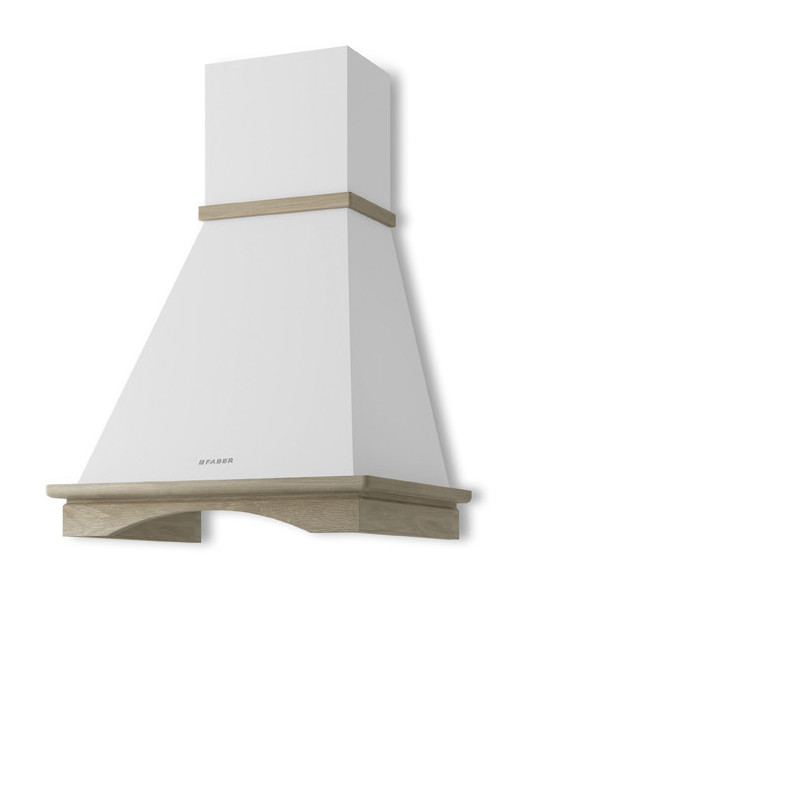 FABER 321.0693.748 Cappa A Parete RANCH 60 NF Illuminazione Led Capacità Aspirazione 450m³/h Classe C Bianco RAL 9010