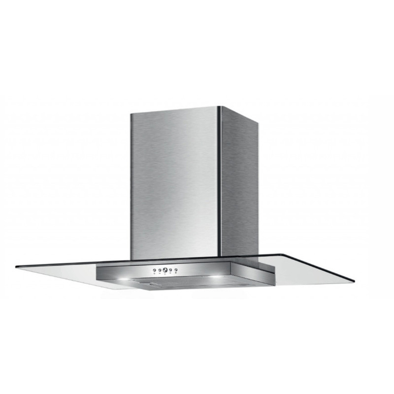 FABER 325.0568.802 Cappa TGL X A6O 2LS Filtrante a Parete 60 cm 580 m³/h controllo tasti classe A  Acciaio inox/vetro