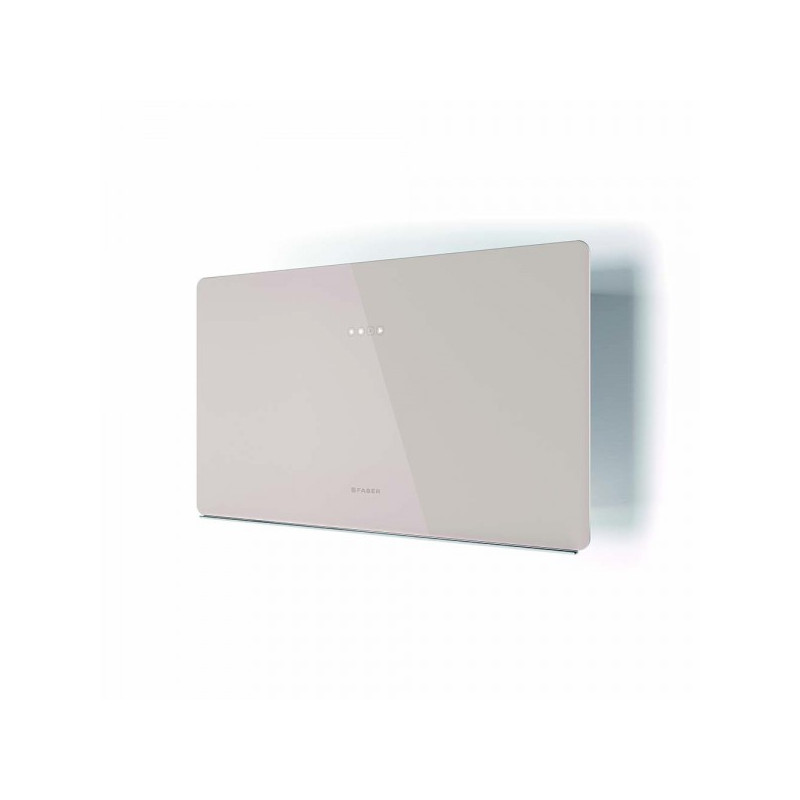 FABER 330.0615.654 cappa aspirante a parete Glam Fit Zero Drip Sand A80 570m³/h classe A Vetro Sabbia
