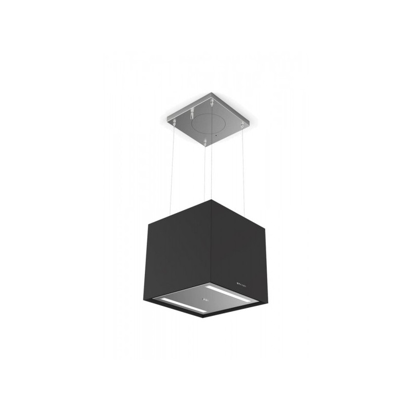 Faber 345.0607.590 Cappa Cucina Ad Isola 41 Cm SOFT CUBE NERO INGO F40 Classe A 620 M3 Nero