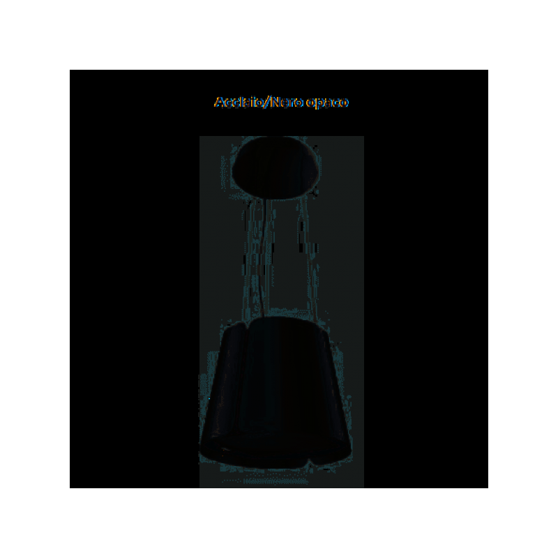 FABER 345.0655.177 Cappa Ad Isola BEAT BK MATT F45 720m3/h Classe A Acciaio Inox E Nero Opaco