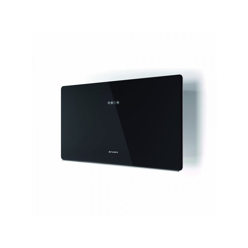 FABER Cappa Aspirante a Parete GLAM FIT ZERO DRIP BK A80 570m³/h classe A 330.0615.655 Vetro Nero