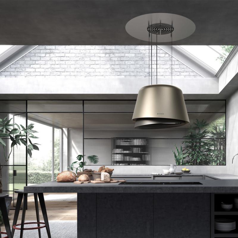 FABER S.p.A. Belle Gold/Warm DG Matt Cappa Aspirante A Isola Oro 610 M³/h