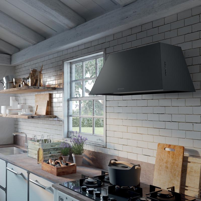 FABER S.p.A. Chloé Evo+ Cappa aspirante a parete Grigio 590 m³/h