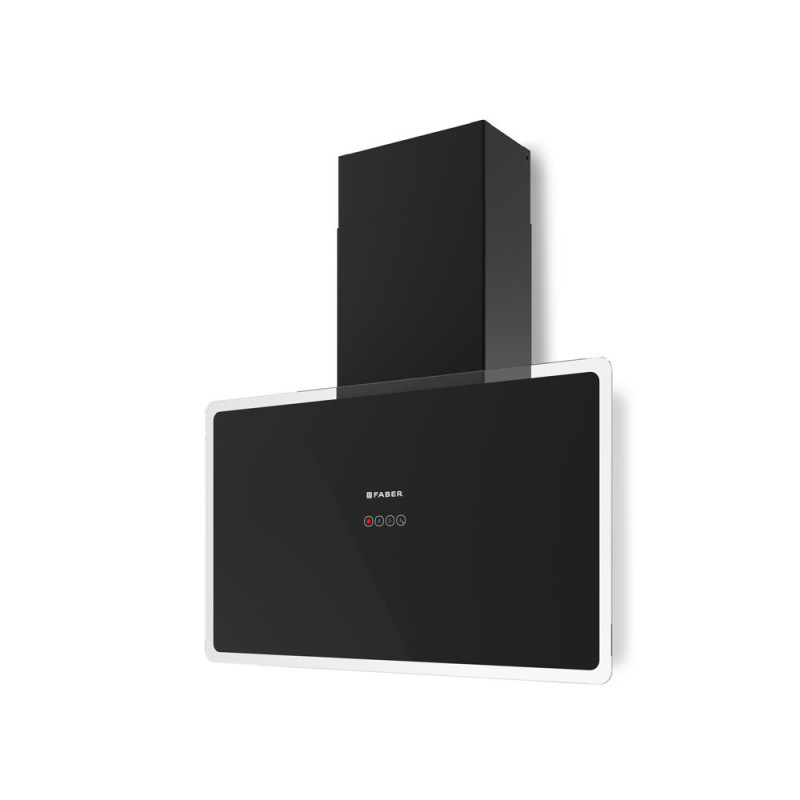 FABER S.p.A. Glam Fit 80 BK Cappa aspirante a parete Nero 570 m³/h