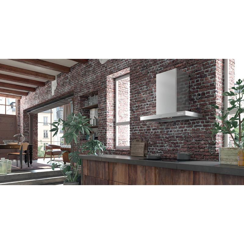 FABER S.p.A. LUFT X A90 Cappa Aspirante A Parete Argento 720 M³/h