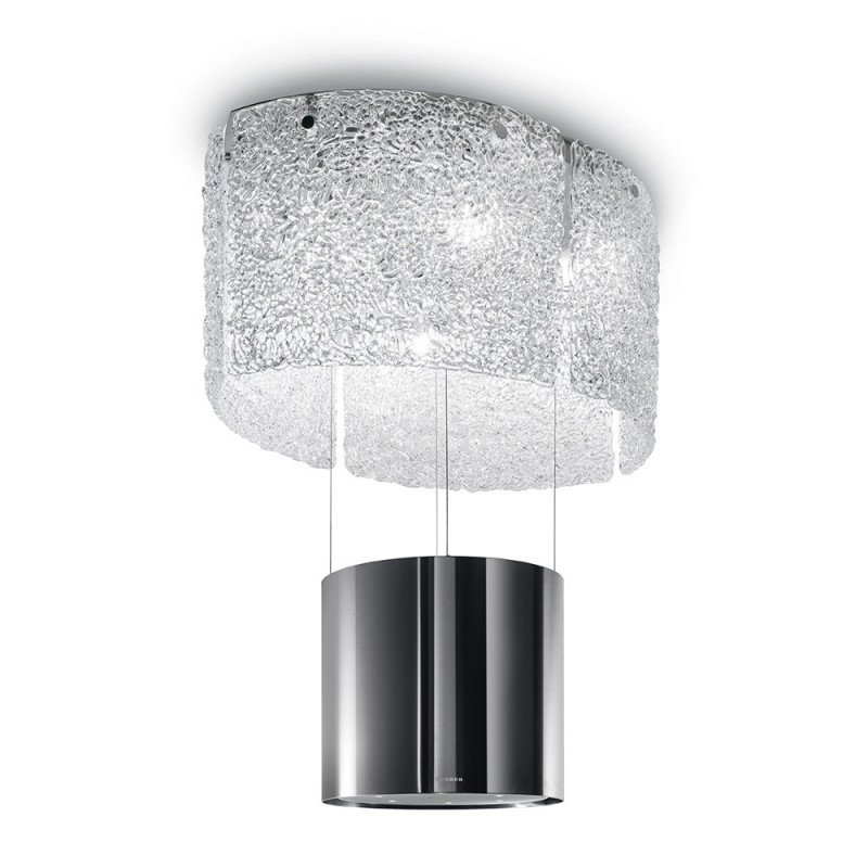 FABER S.p.A. Nest Evo Plus (Set) Cappa Aspirante A Isola Acciaio Inox 590 M³/h