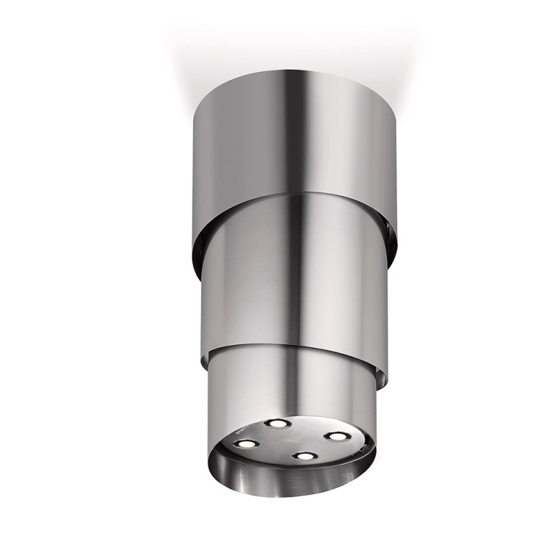 FABER S.p.A. Pareo Evo Plus Cappa Aspirante A Isola Acciaio Inox 590 M³/h