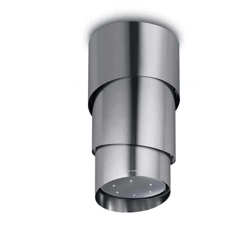 FABER S.p.A. Pareo Evo Plus Cappa Aspirante A Isola Acciaio Inox 590 M³/h