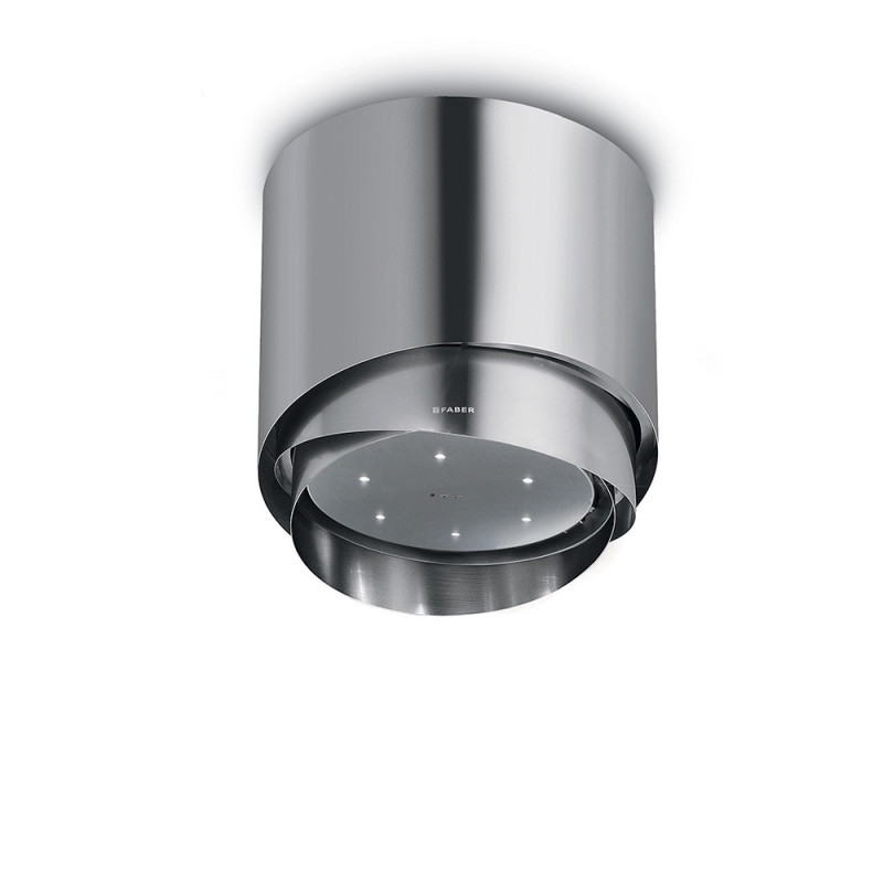 FABER S.p.A. Pareo Evo Plus Cappa Aspirante A Isola Acciaio Inox 590 M³/h