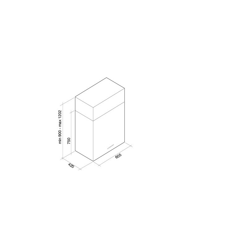 Falmec Altair Cappa aspirante a isola Acciaio inox 800 m³/h B