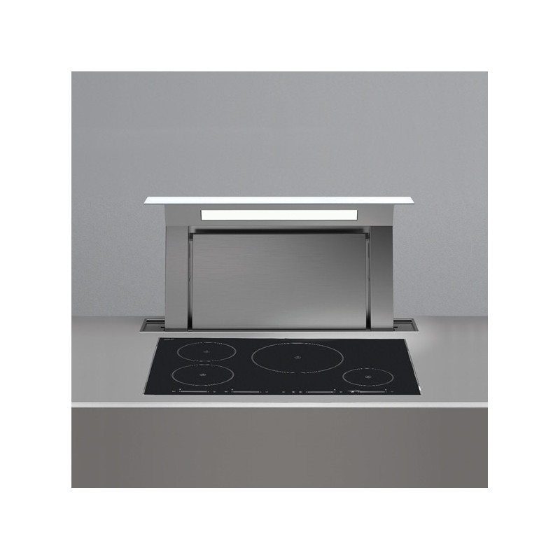 Falmec Down Draft Aspirazione Verso Il Basso Acciaio Inox Bianco C