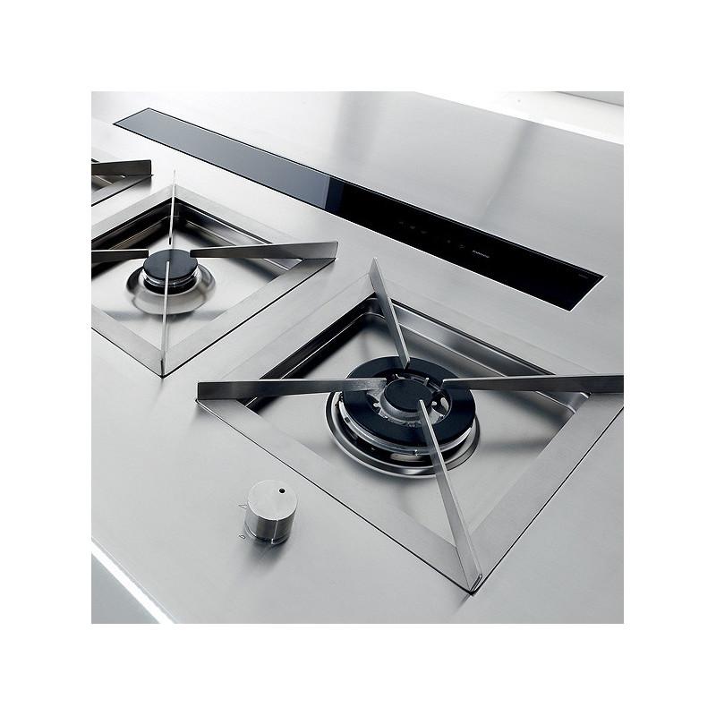 Falmec Down Draft Aspirazione Verso Il Basso Nero Acciaio Inox B