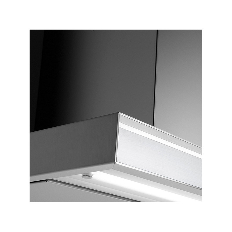 Falmec Lumina NRS Cappa Aspirante A Parete Nero Acciaio Inox 800 M³/h B