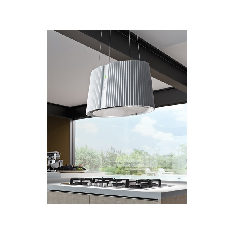 Falmec Marilyn E.ion Cappa Aspirante A Isola Bianco 450 M³/h