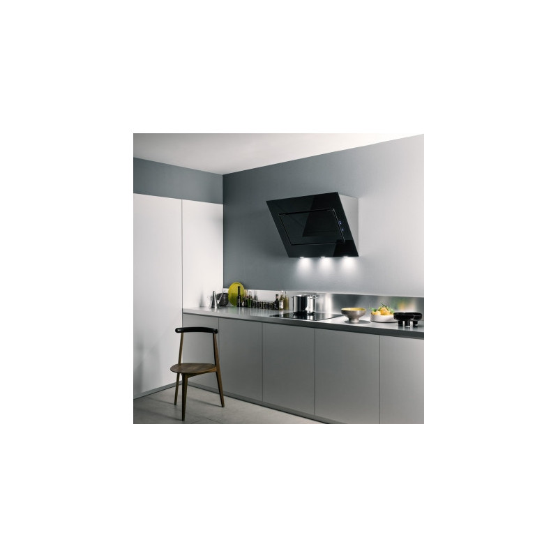 Falmec Quasar Cappa Aspirante A Parete Nero 800 M³/h A