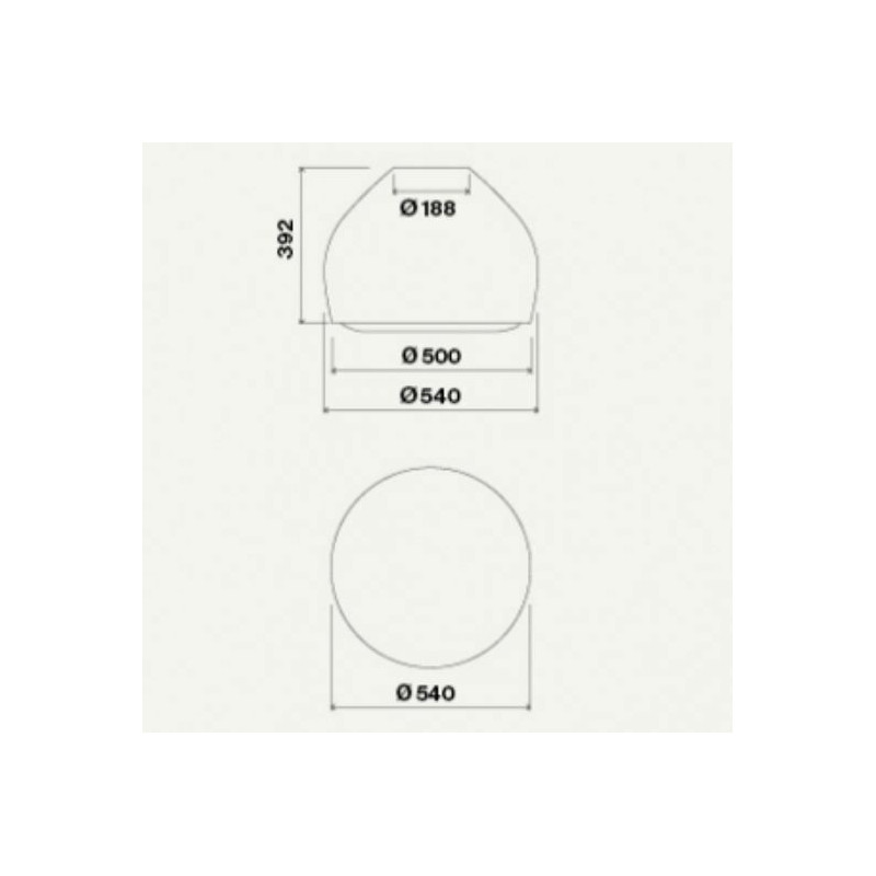 Falmec Sophie Sospeso Bianco 600 M³/h