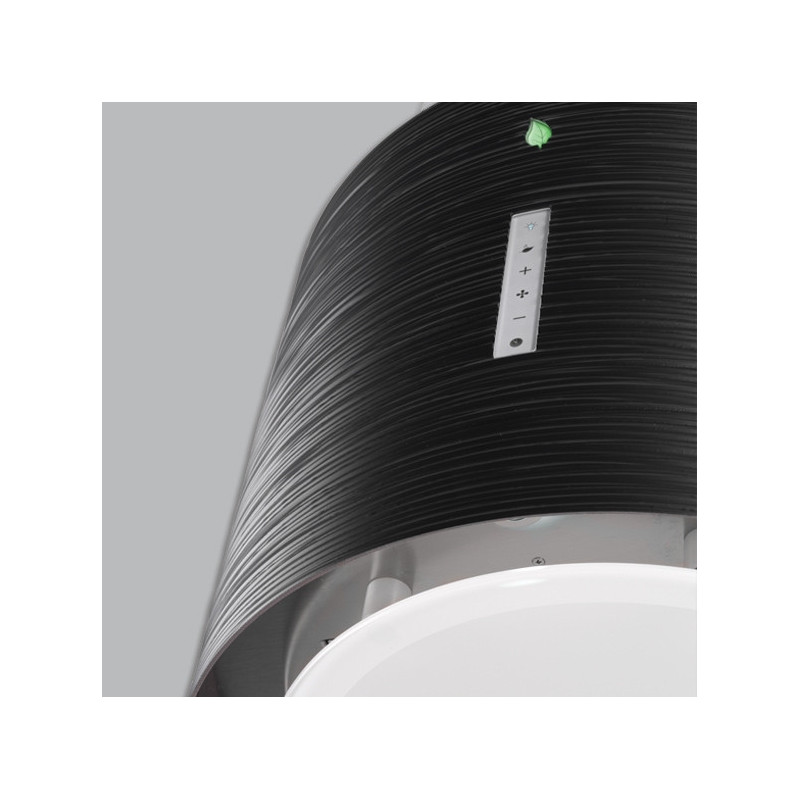 Falmec Twister E.ion Cappa Aspirante A Isola Nero 450 M³/h