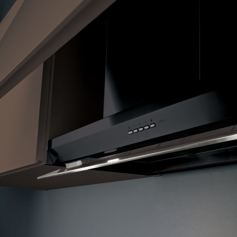 Falmec Virgola Black Evolution Integrato Nero 600 M³/h B