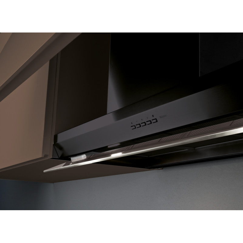 Falmec Virgola Incassato Nero 600 M³/h B