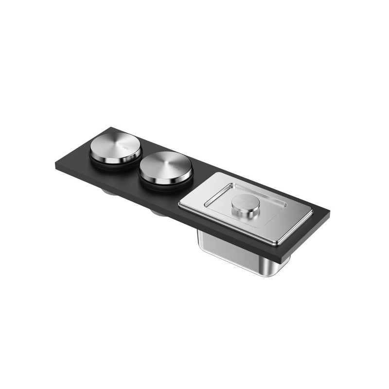 Foster Kit "H" Supporto Nero Grigio Acciaio Inox 1 Pz