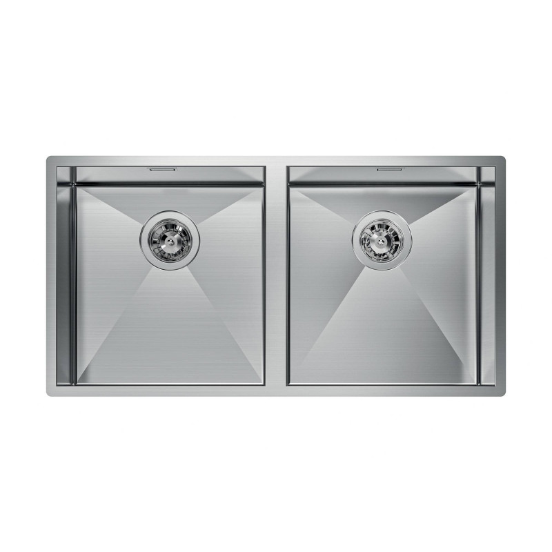 Foster Quadra Lavello Sottopiano Rettangolare Acciaio Inox