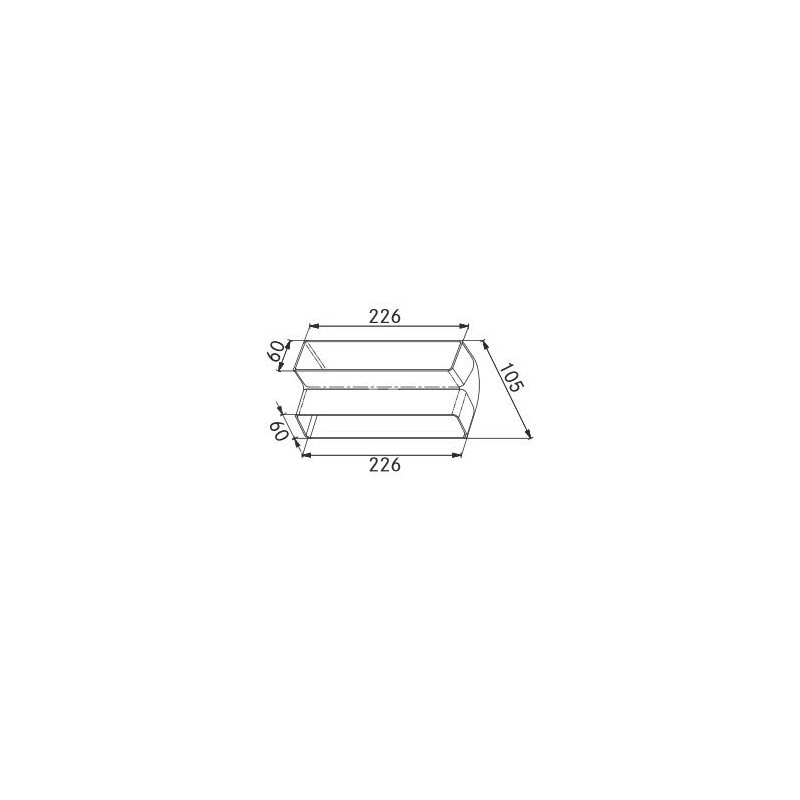 Franke 112.0040.366 Accessorio Per Cappa Kit Di Montaggio Per Cappa Aspirante