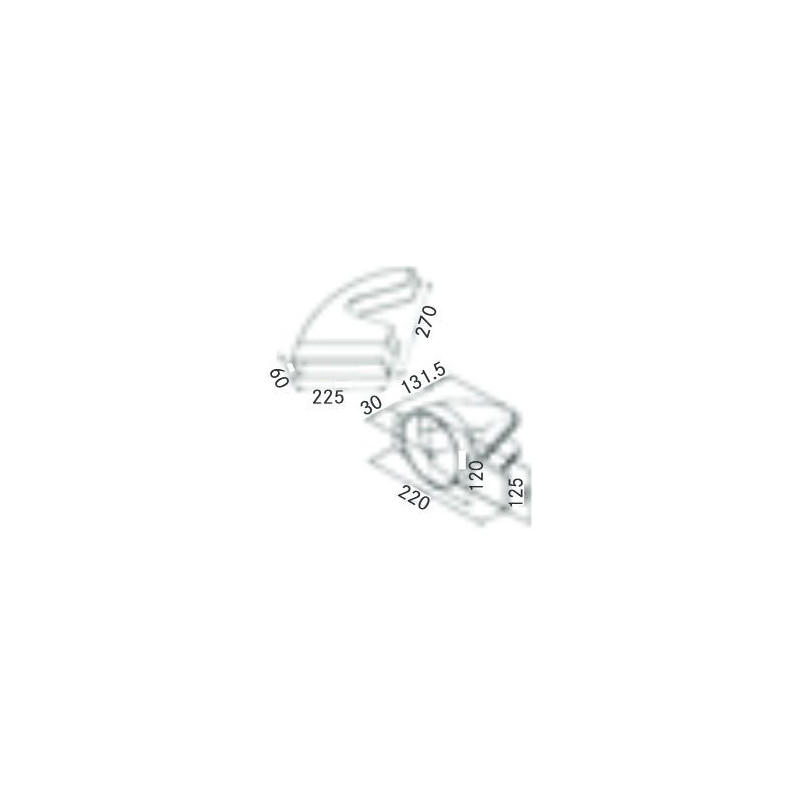 Franke 112.0040.370 accessorio per cappa Kit di montaggio per cappa aspirante