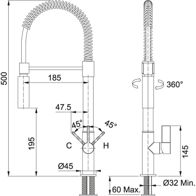 Franke 115.0486.993 Rubinetto Cromo