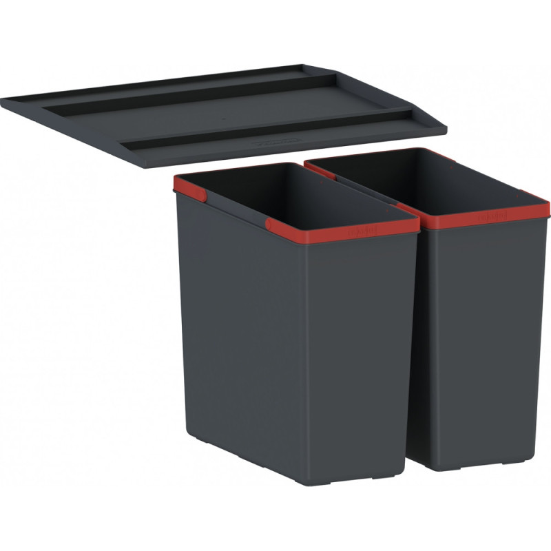 Franke 121.0494.182 cestino per rifiuti Rettangolare Nero